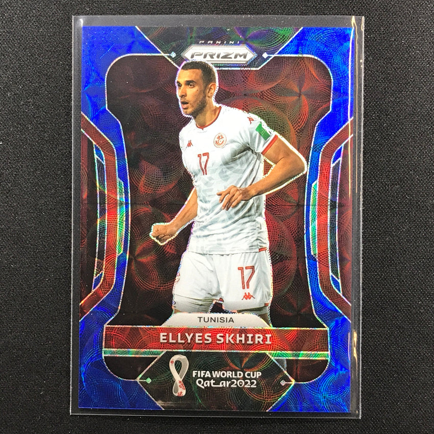 2022 Prizm Fifa World Cup Qatar Ellyes Skhiri Choice Blue 123/135