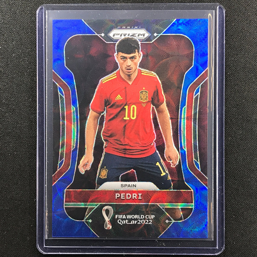 2022 Prizm Fifa World Cup Qatar Pedri Choice Blue 5/135