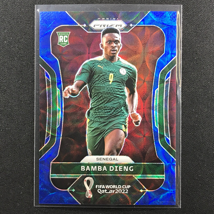 2022 Prizm Fifa World Cup Qatar Bamba Dieng Rookie Choice Blue 100/135