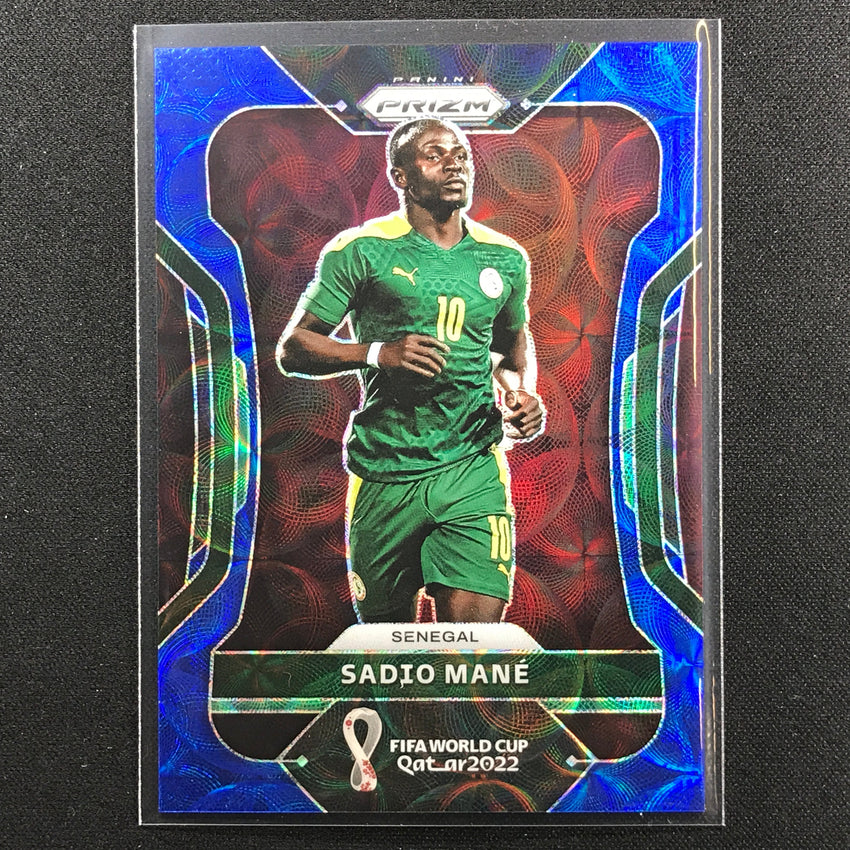 2022 Prizm Fifa World Cup Qatar Sadio Mane Choice Blue 114/135