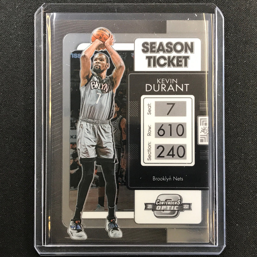 2021-22 Contenders Optic Kevin Durant Season Ticket Base No 5