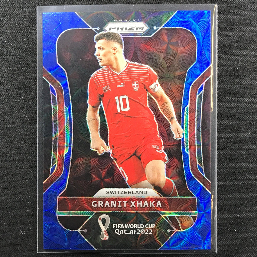 2022 Prizm Fifa World Cup Qatar Granit Xhaka Choice Blue 110/135