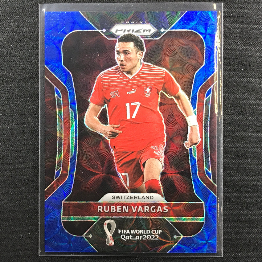 2022 Prizm Fifa World Cup Qatar Ruben Vargas Choice Blue 82/135