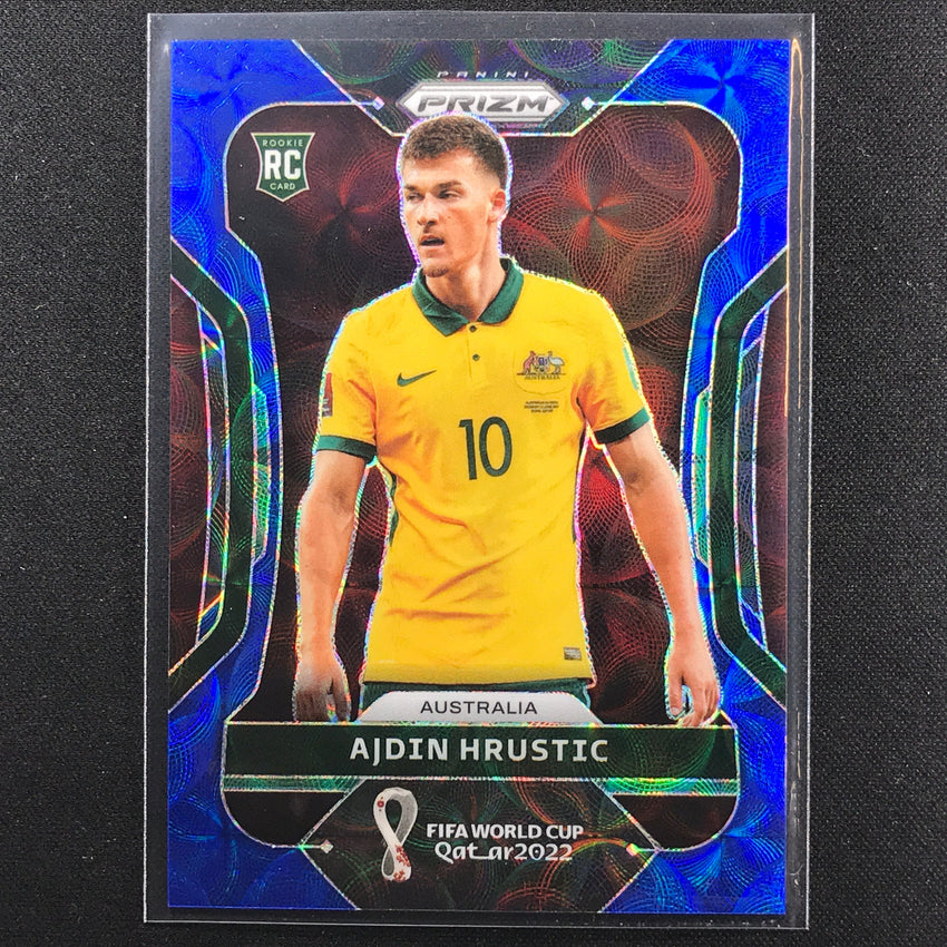 2022 Prizm Fifa World Cup Qatar Ajdin Hrustic Rookie Choice Blue 64/135