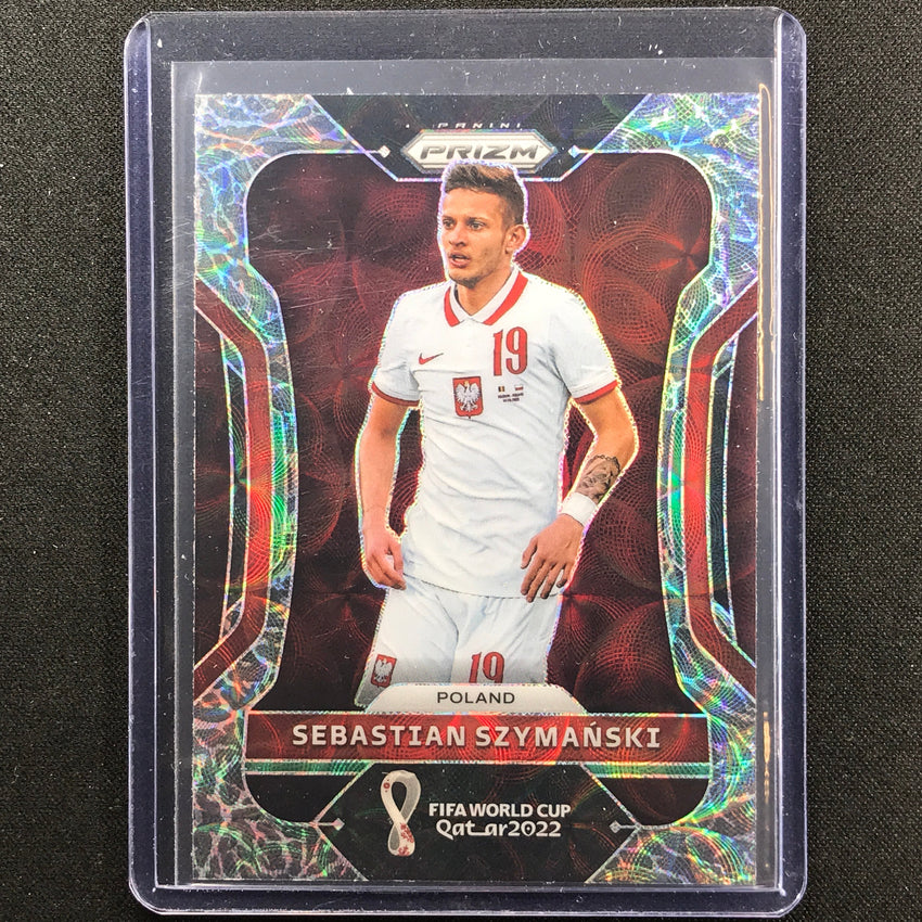 2022 Prizm FIFA World Cup Qatar SEBASTIAN SZYMANSKI Choice Elephant SSP #171