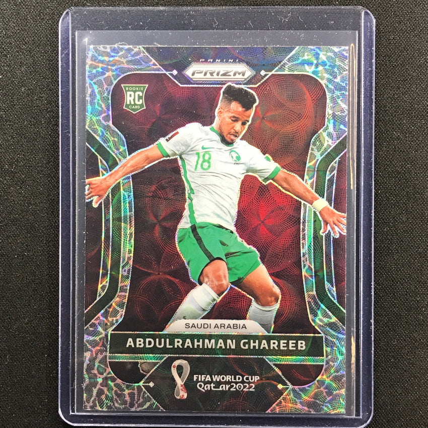 2022 Prizm FIFA World Cup Qatar ABDULRAHMAN GHAREEB Rookie Choice Elephant #182