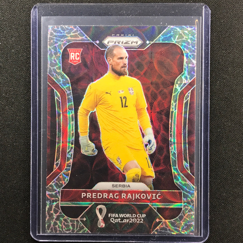 2022 Prizm FIFA World Cup Qatar PREDRAG RAJKOVIC Rookie Choice Elephant SSP #258