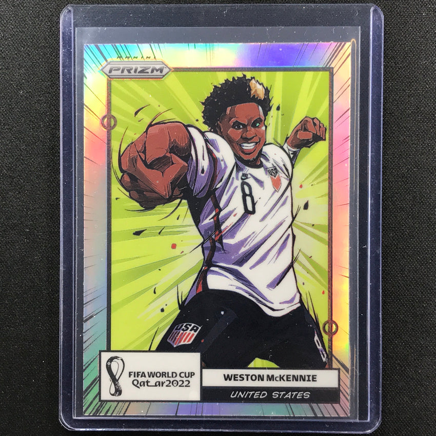 2022 Prizm FIFA World Cup Qatar WESTON MCKENNIE Manga SSP #23