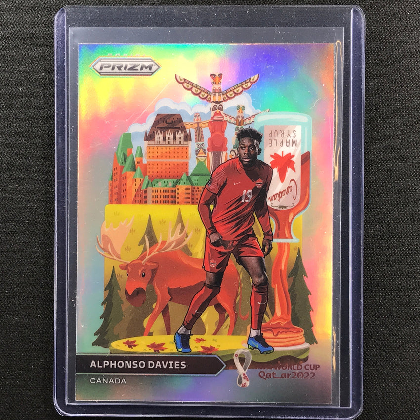 2022 Prizm FIFA World Cup Qatar ALPHONSO DAVIES National Landmarks SSP #5