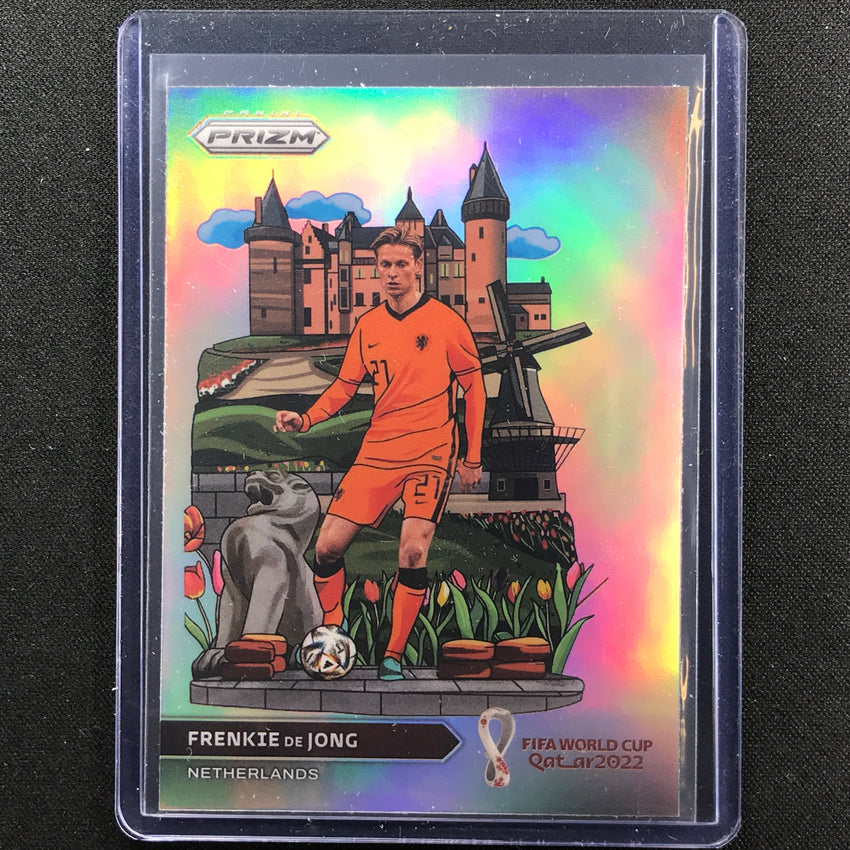 2022 Prizm FIFA World Cup Qatar FRENKIE DE JONG National Landmarks SSP #18