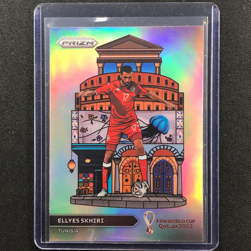 2022 Prizm FIFA World Cup Qatar ELLYES SKHIRI National Landmarks SSP #27