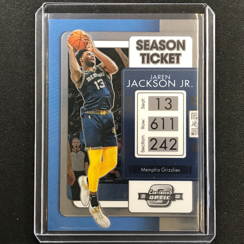 2021-22 Contenders Optic JAREN JACKSON JR. Season Ticket Base #93