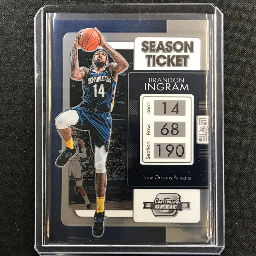 2021-22 Contenders Optic BRANDON INGRAM Season Ticket Base #96