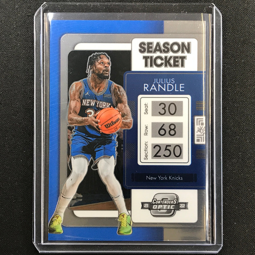 2021-22 Contenders Optic JULIUS RANDLE Season Ticket Base #9