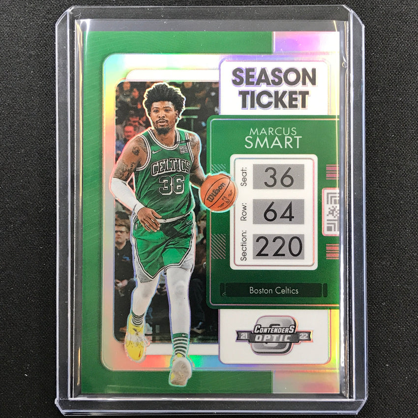 2021-22 Contenders Optic MARCUS SMART Season Ticket Silver Prizm #4