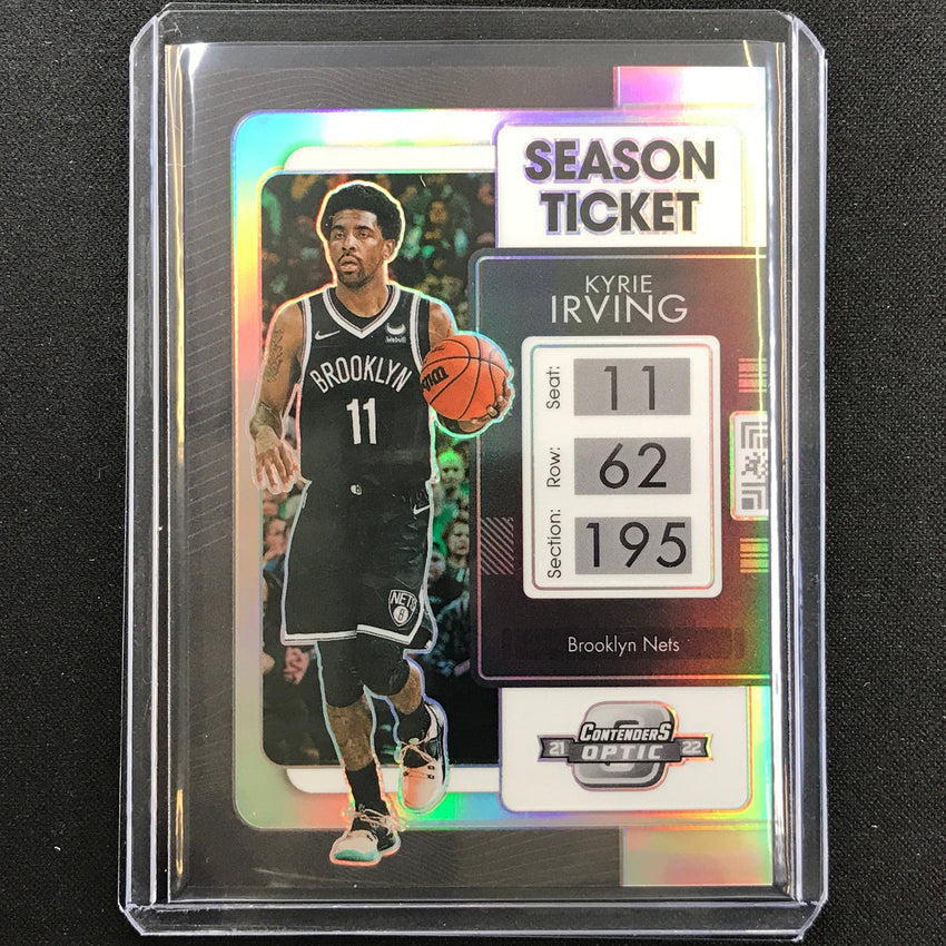 2021-22 Contenders Optic KYRIE IRVING Season Ticket Silver Prizm #6