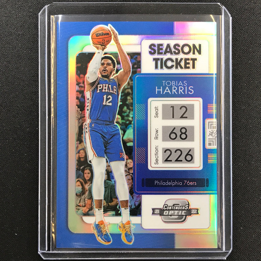 2021-22 Contenders Optic TOBIAS HARRIS Season Ticket Silver Prizm #16