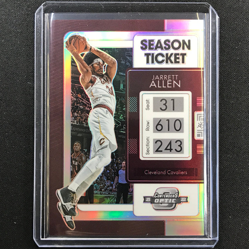 2021-22 Contenders Optic JARRETT ALLEN Season Ticket Silver Prizm #43
