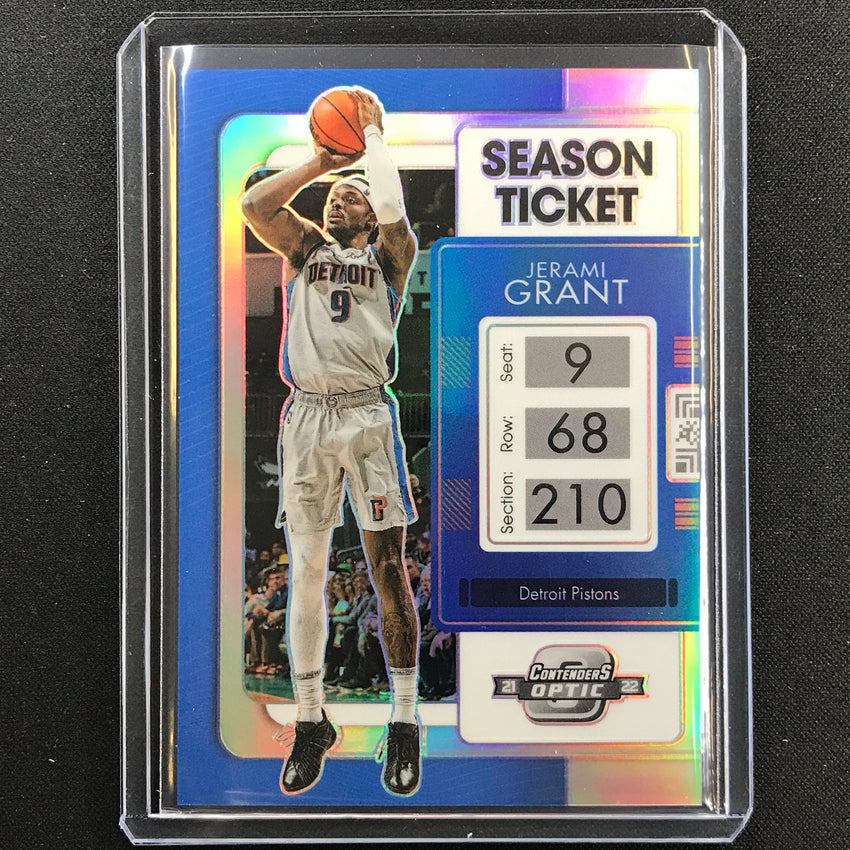 2021-22 Contenders Optic JERAMI GRANT Season Ticket Silver Prizm #46