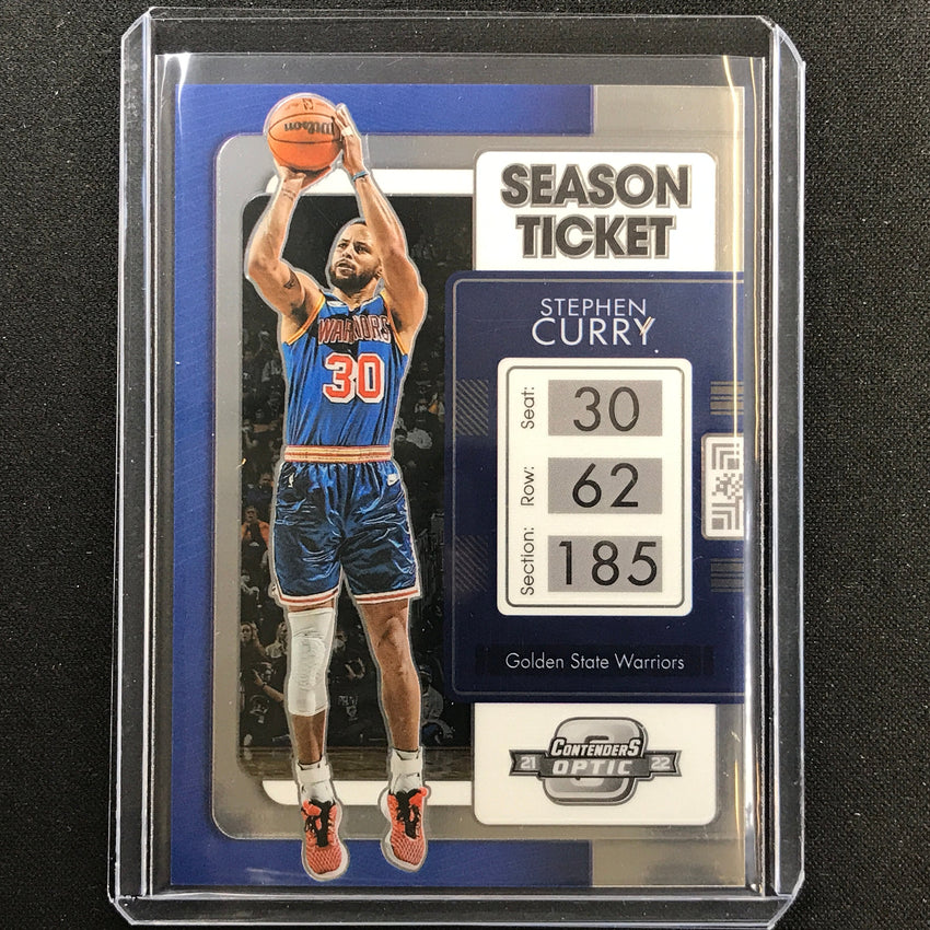 2021-22 Contenders Optic Stephen Curry Season Ticket Base No 20