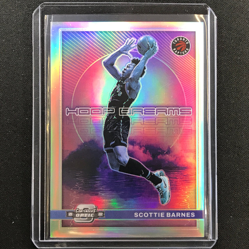 2021-22 Contenders Optic SCOTTIE BARNES Hoop Dreams Rookie Silver Prizm #1