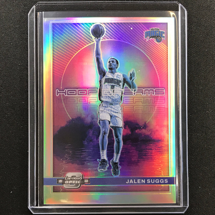 2021-22 Contenders Optic Jalen Suggs Hoop Dreams Rookie Silver Prizm No 5