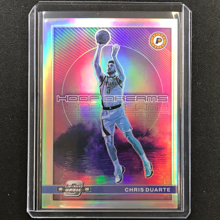 2021-22 Contenders Optic CHRIS DUARTE Hoop Dreams Rookie Silver Prizm #11
