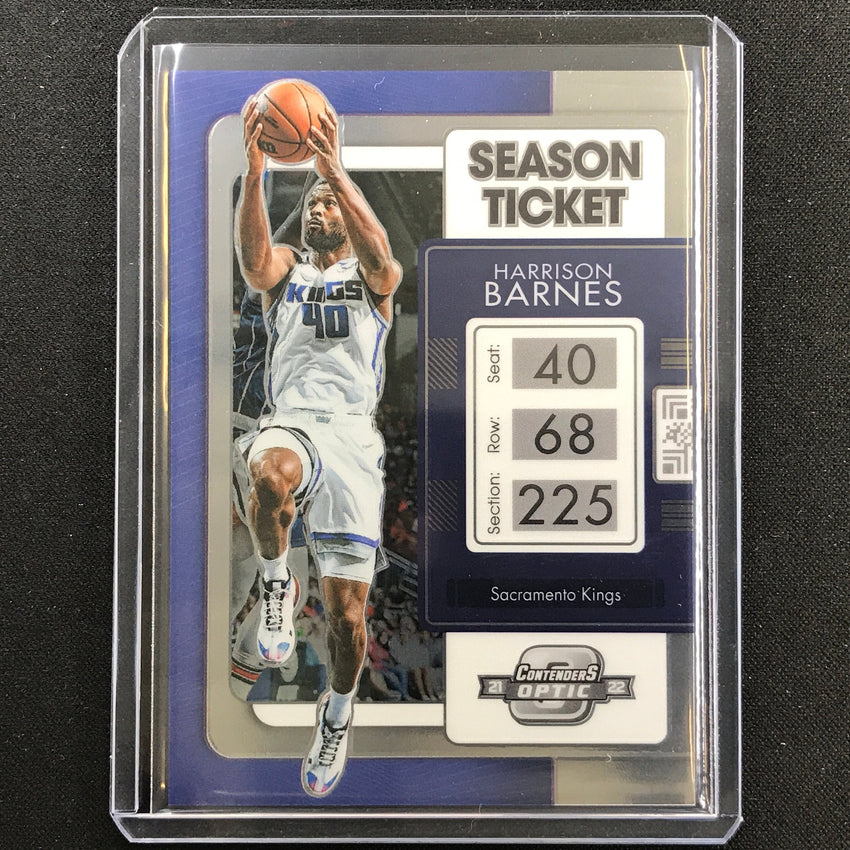 2021-22 Contenders Optic HARRISON BARNES Season Ticket Base #37
