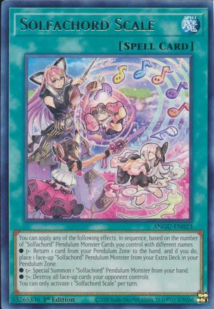 SolSolfachord Gracia - ANGU-EN018 - Super Rare 1st Edition