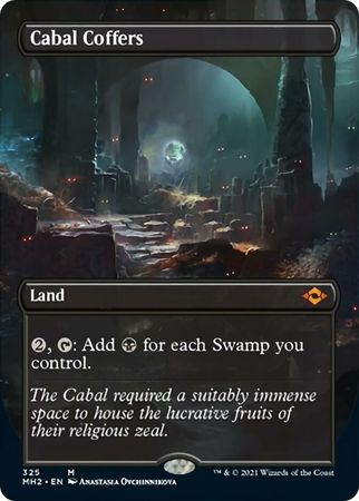 Cabal Coffers 325 Alternate Art Borderless