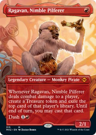 Ragavan Nimble Pilferer 315 Alternate Art Borderless
