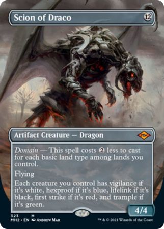 Scion of Draco 323 Alternate Art Borderless