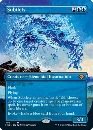 Subtlety 309 Alternate Art Borderless