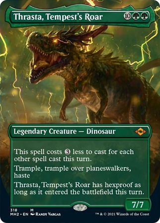 Thrasta Tempest s Roar 318 Alternate Art Borderless