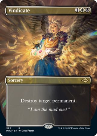 Vindicate 322 Alternate Art Borderless