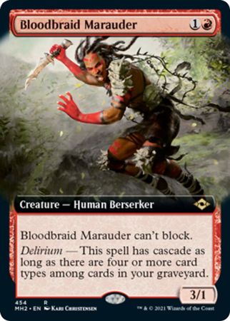 EXTENDED ART Bloodbraid Marauder 454 MH2 Modern Horizons 2 