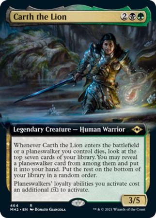 EXTENDED ART Carth the Lion 464 MH2 Modern Horizons 2 