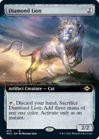 EXTENDED ART Diamond Lion 470 MH2 Modern Horizons 2 