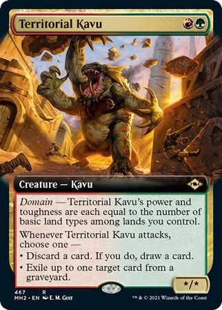 EXTENDED ART Territorial Kavu 467 MH2 Modern Horizons 2 