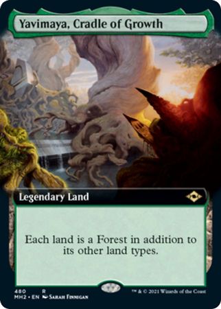 EXTENDED ART Yavimaya, Cradle of Growth 480 MH2 Modern Horizons 2 