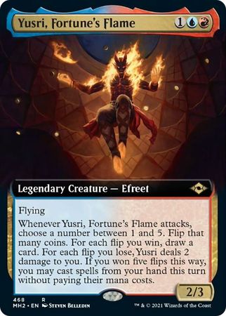 EXTENDED ART Yusri, Fortune's Flame 468 MH2 Modern Horizons 2 