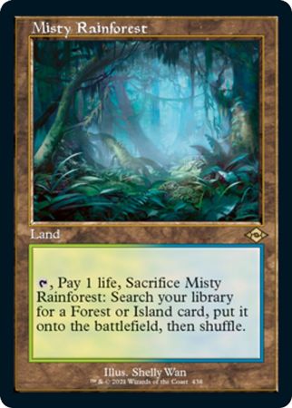 Retro Frame Misty Rainforest No 438 - Mh2 Modern Horizons 2