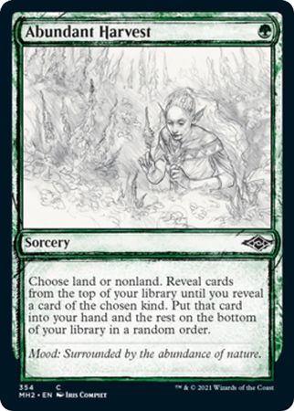 SKETCH Abundant Harvest 354 - Showcase MH2 Modern Horizons 2