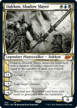 SKETCH Dakkon, Shadow Slayer 363 - Showcase MH2 Modern Horizons 2