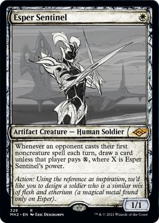 SKETCH Esper Sentinel 328 - Showcase MH2 Modern Horizons 2