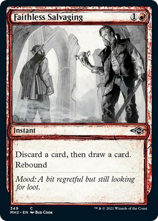 SKETCH Faithless Salvaging 349 - Showcase MH2 Modern Horizons 2