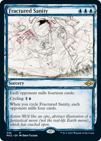 SKETCH Fractured Sanity 336 - Showcase MH2 Modern Horizons 2