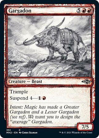 SKETCH Gargadon 351 - Showcase MH2 Modern Horizons 2