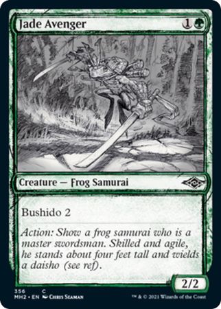 SKETCH Jade Avenger 356 - Showcase MH2 Modern Horizons 2