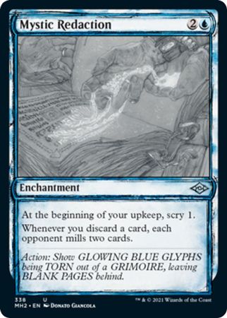 SKETCH Mystic Redaction 338 - Showcase MH2 Modern Horizons 2